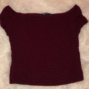 brandy melville smocked top